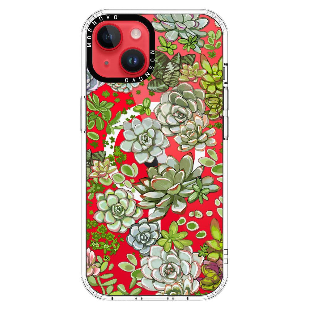 Succulent Phone Case - iPhone 14 Plus Case - MOSNOVO