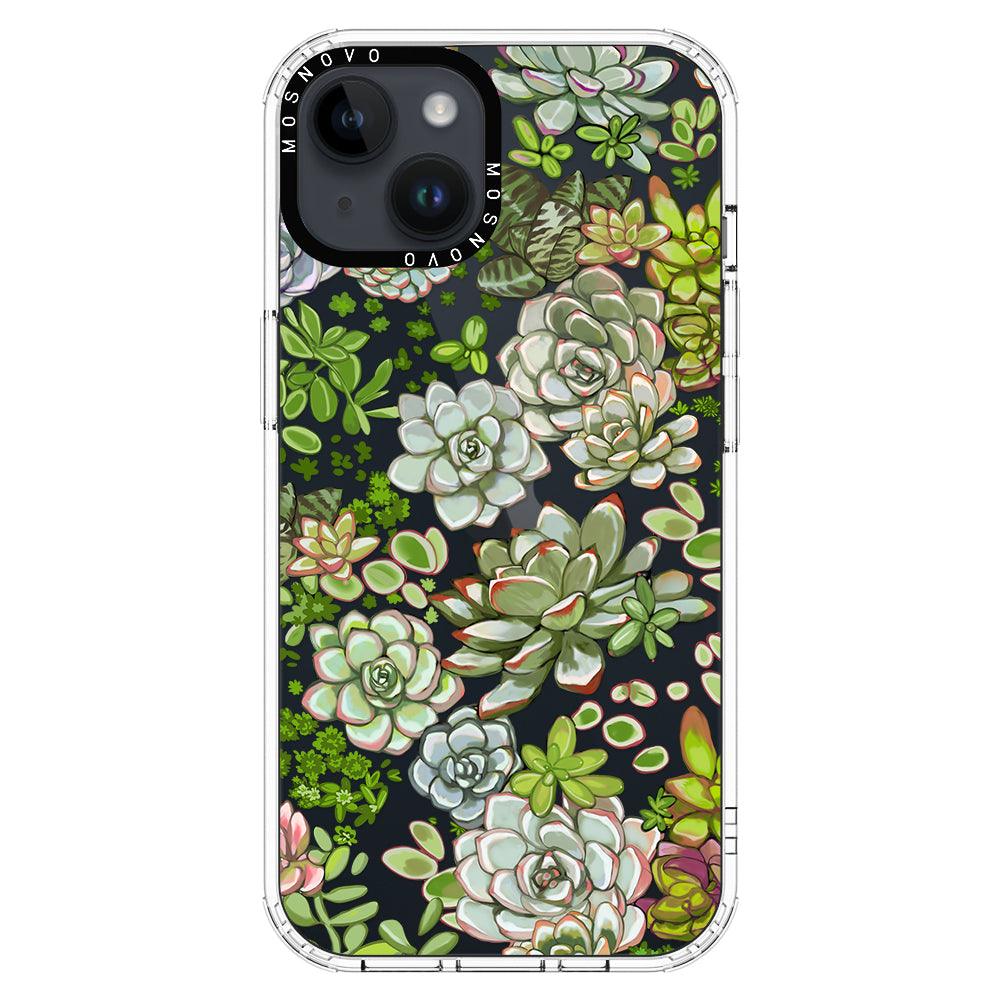 Succulent Phone Case - iPhone 14 Plus Case - MOSNOVO