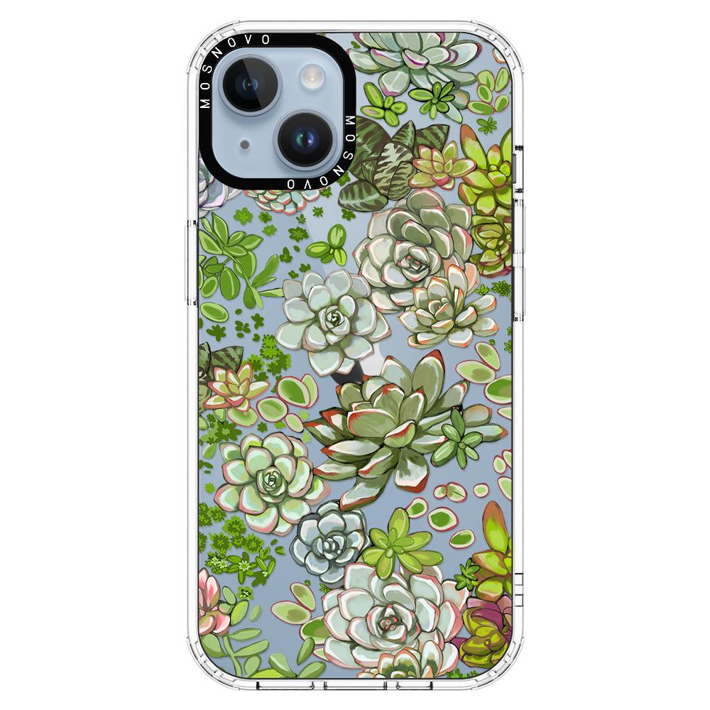 Succulent Phone Case - iPhone 14 Plus Case - MOSNOVO