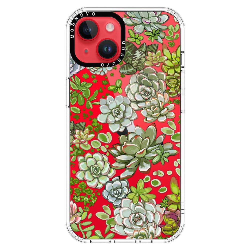 Succulent Phone Case - iPhone 14 Plus Case - MOSNOVO