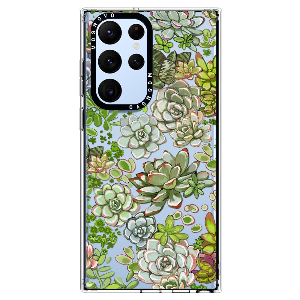 Succulents Phone Case - Samsung Galaxy S22 Ultra Case - MOSNOVO