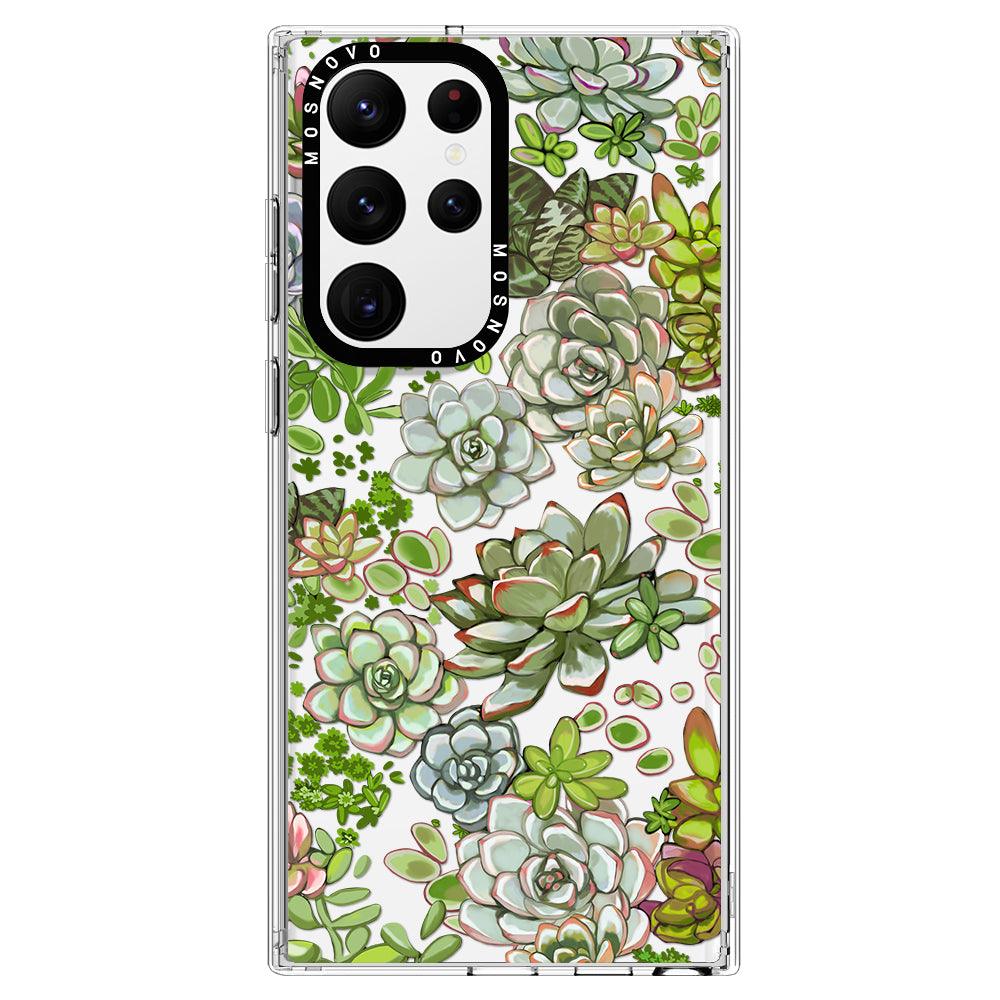 Succulents Phone Case - Samsung Galaxy S22 Ultra Case - MOSNOVO