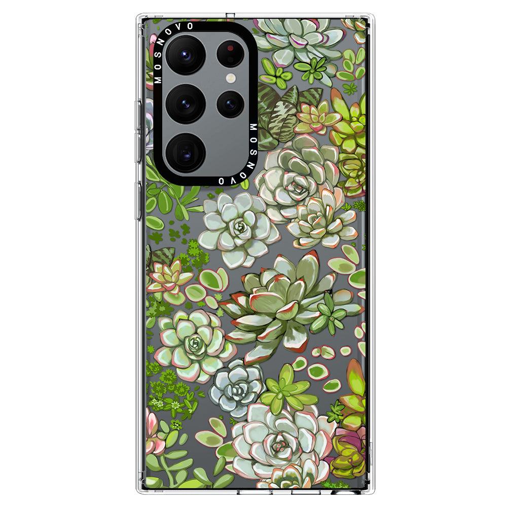 Succulents Phone Case - Samsung Galaxy S22 Ultra Case - MOSNOVO