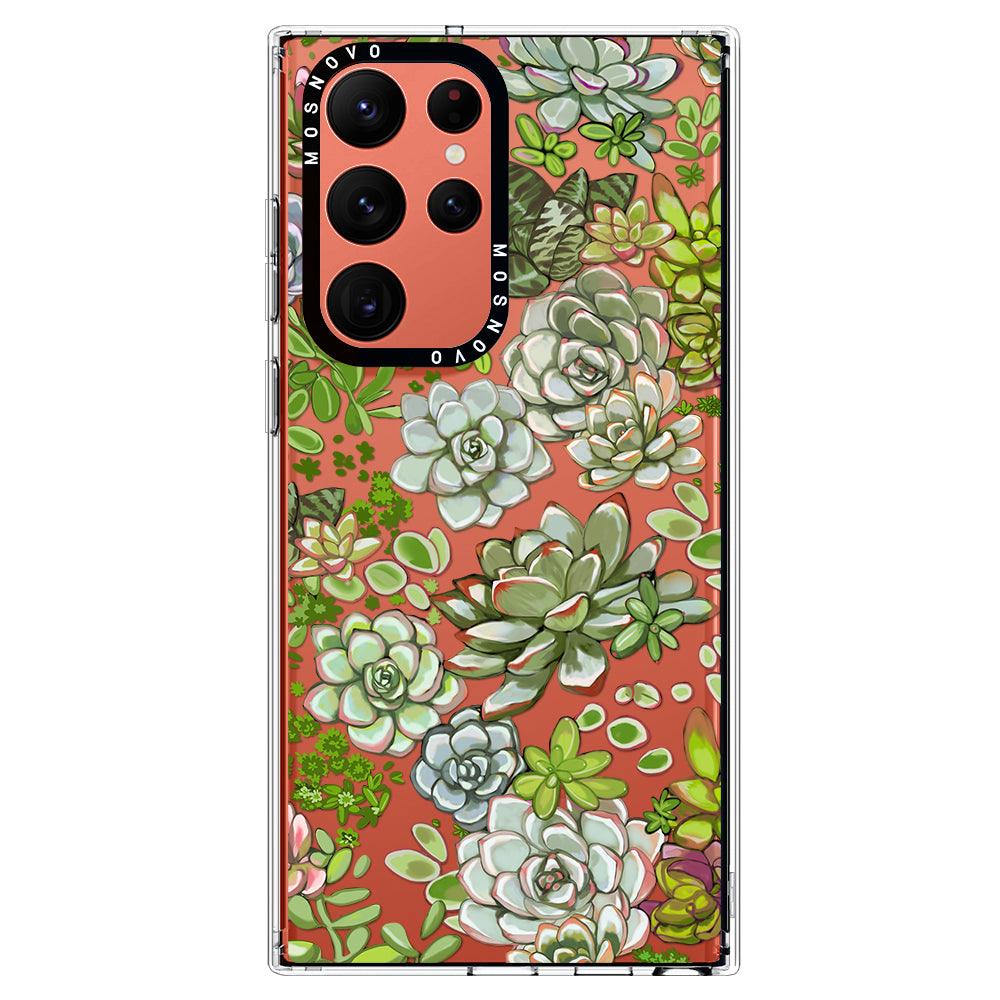 Succulents Phone Case - Samsung Galaxy S22 Ultra Case - MOSNOVO