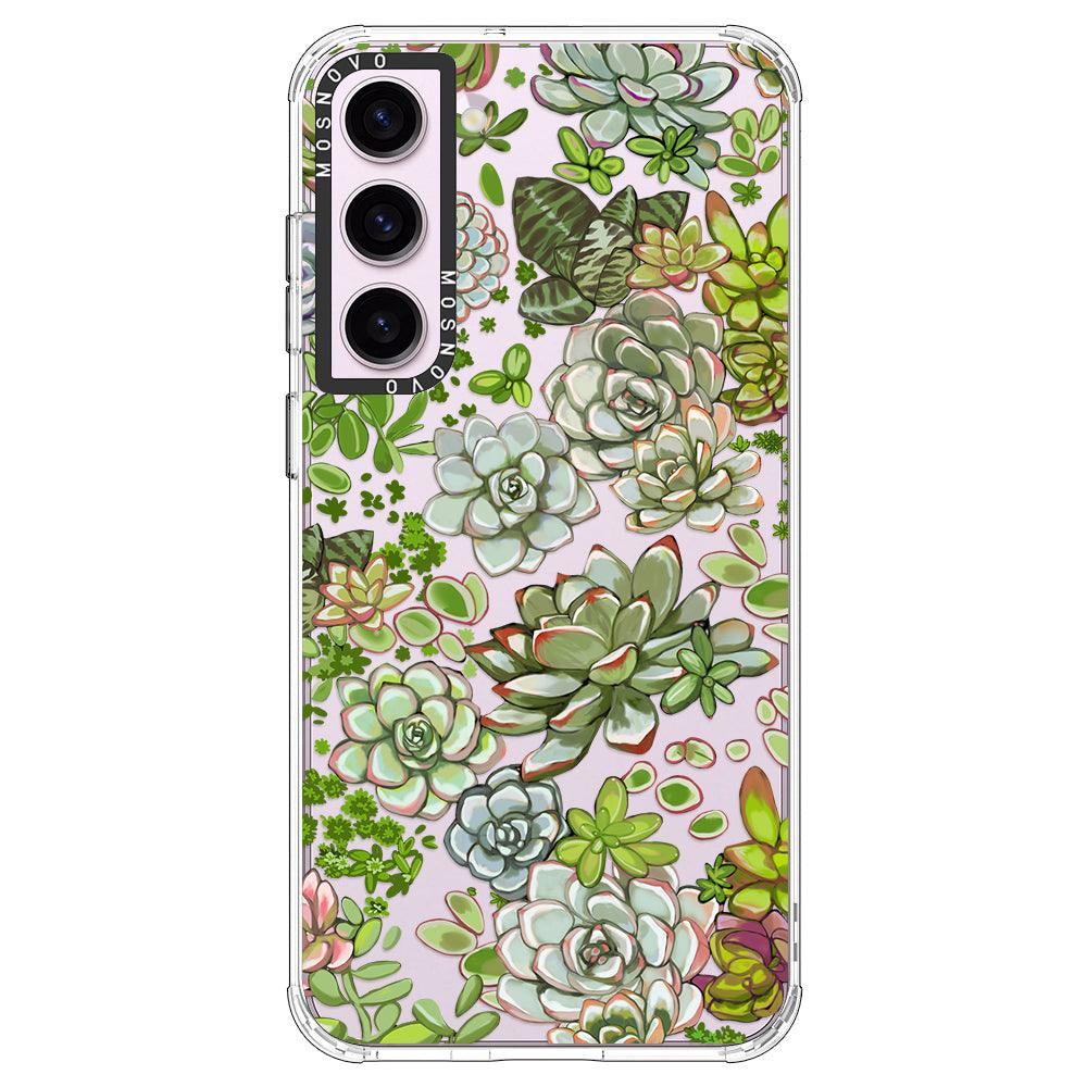 Succulents Phone Case - Samsung Galaxy S23 Case - MOSNOVO