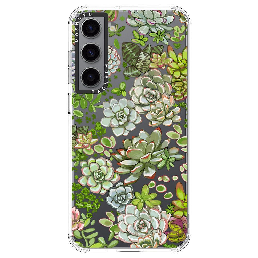 Succulents Phone Case - Samsung Galaxy S23 Case - MOSNOVO