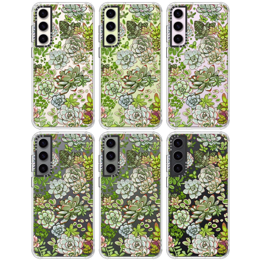 Succulents Phone Case - Samsung Galaxy S23 Case - MOSNOVO