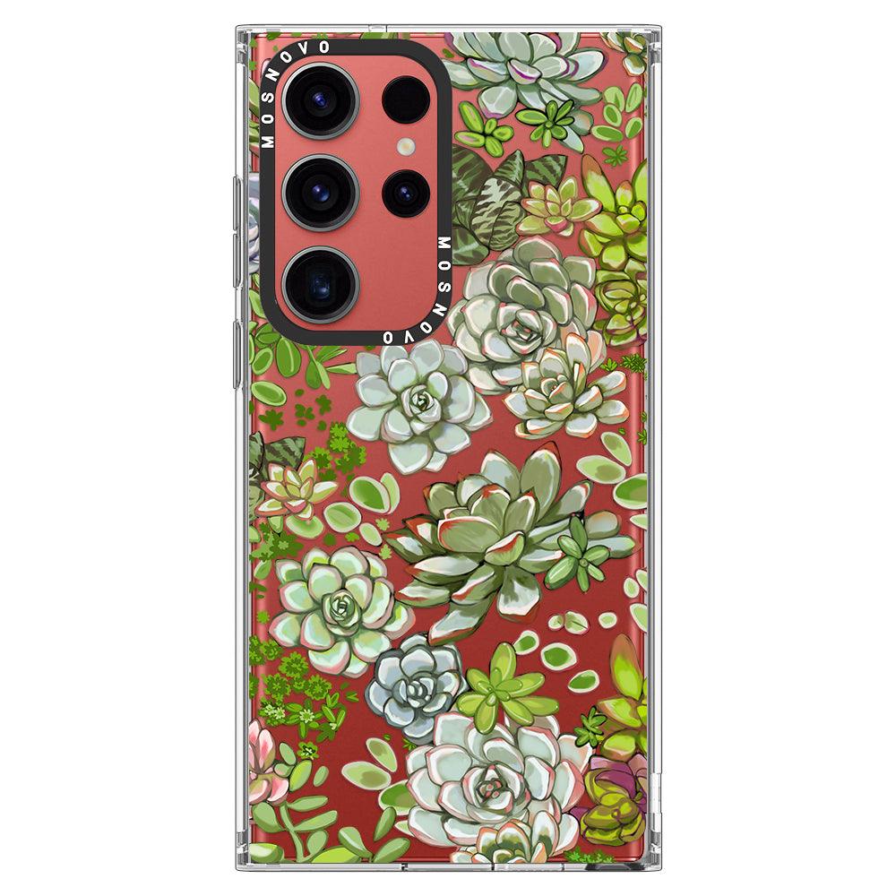 Succulents Phone Case - Samsung Galaxy S23 Ultra Case - MOSNOVO