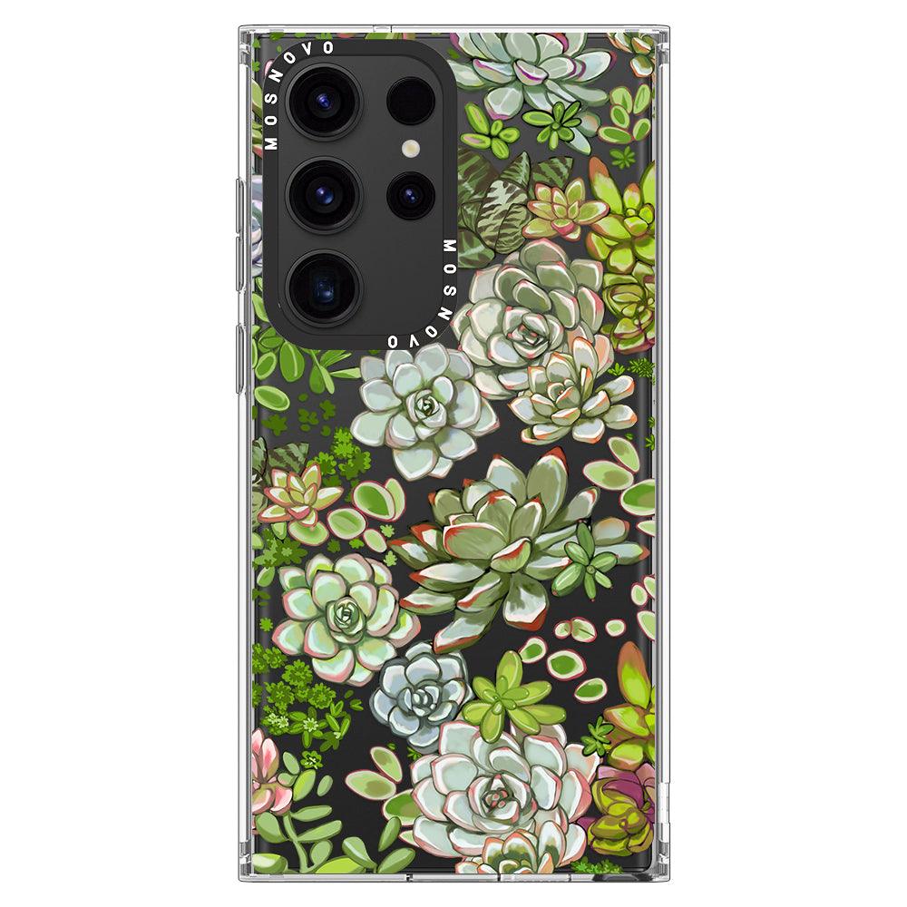 Succulents Phone Case - Samsung Galaxy S23 Ultra Case - MOSNOVO