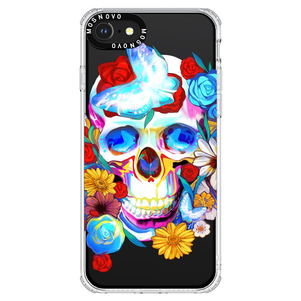 Neon Skull Phone Case - iPhone 8 Case - MOSNOVO