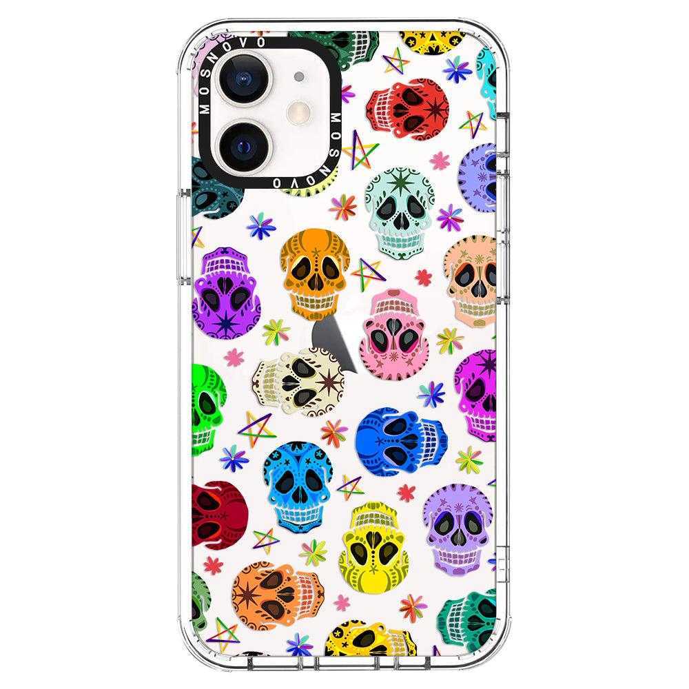 Skull Phone Case - iPhone 12 Case - MOSNOVO