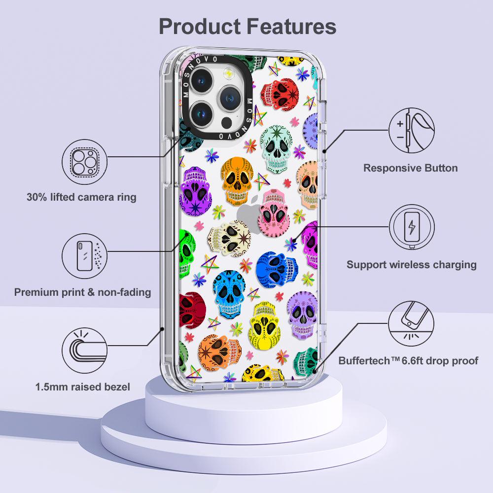 Skull Phone Case - iPhone 12 Pro Case - MOSNOVO