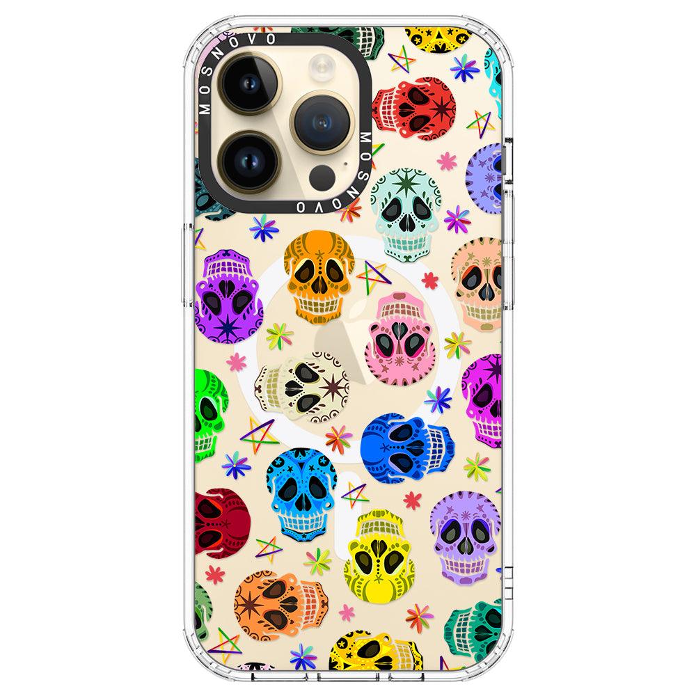 Skull Phone Case - iPhone 14 Pro Max Case - MOSNOVO