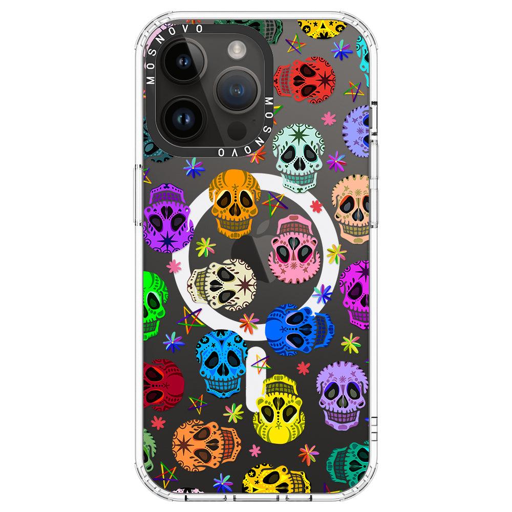 Skull Phone Case - iPhone 14 Pro Max Case - MOSNOVO