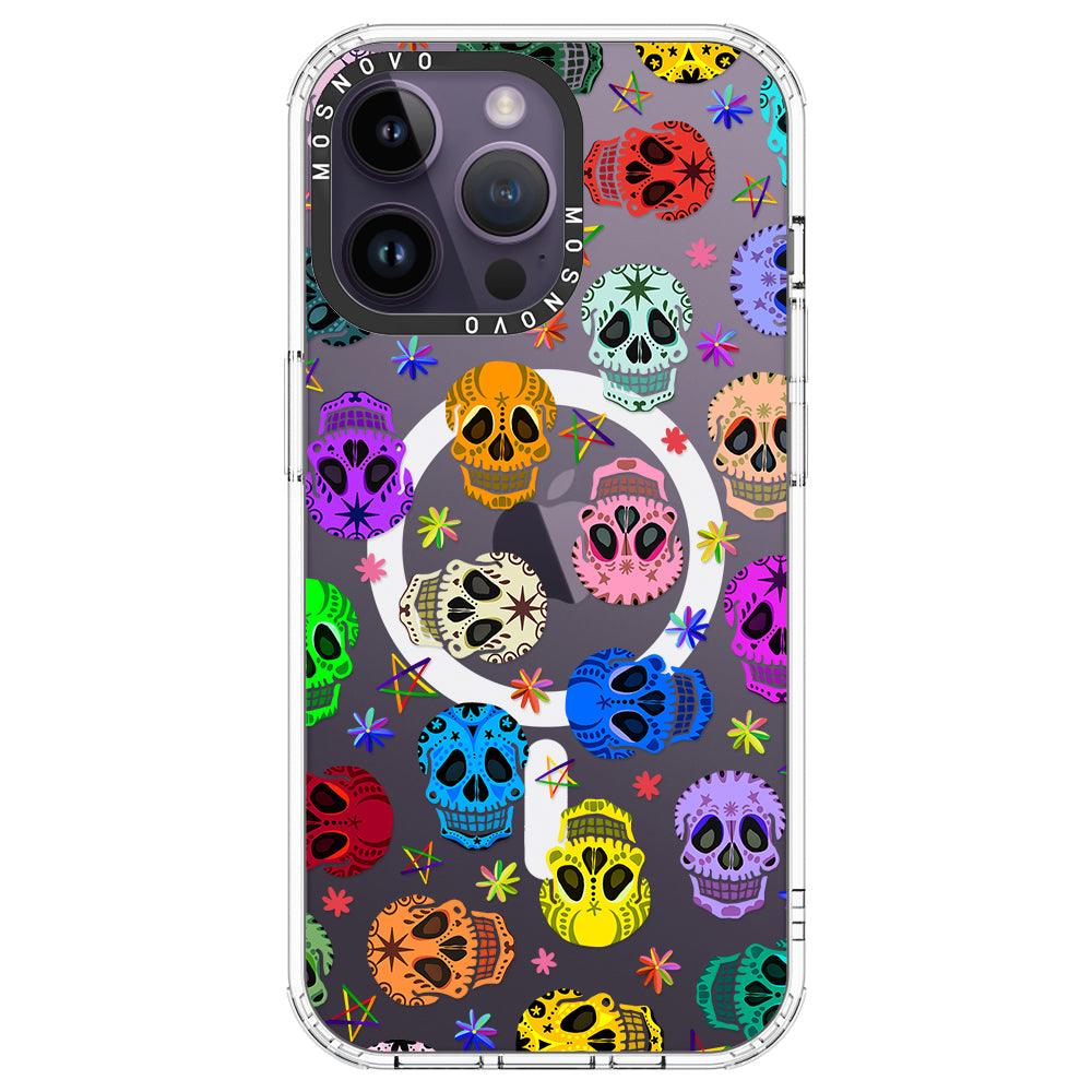 Skull Phone Case - iPhone 14 Pro Max Case - MOSNOVO