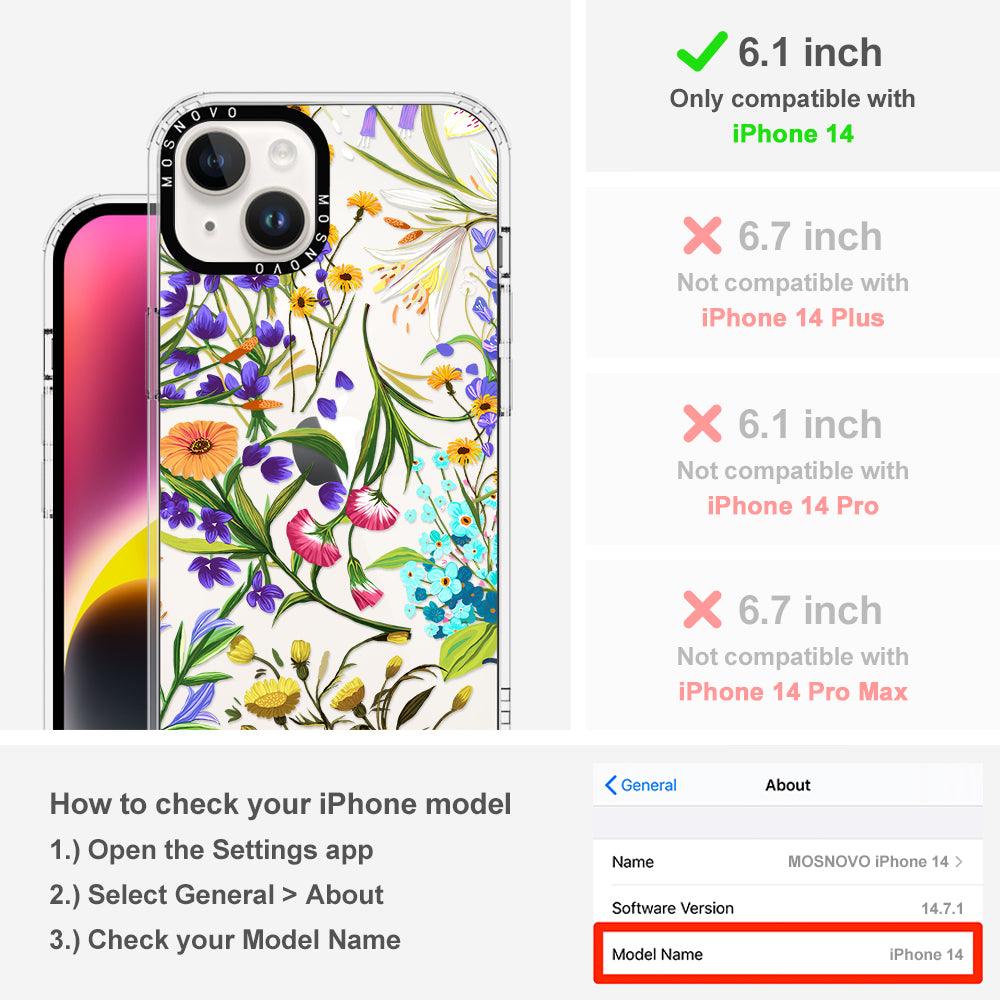 Summer Flower Holidays Phone Case - iPhone 14 Case - MOSNOVO