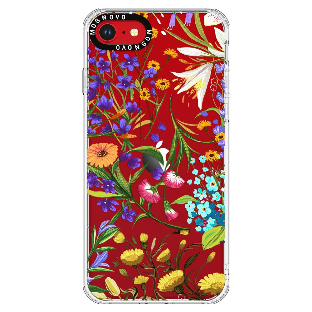 Summer Flower Holidays Phone Case - iPhone SE 2022 Case - MOSNOVO