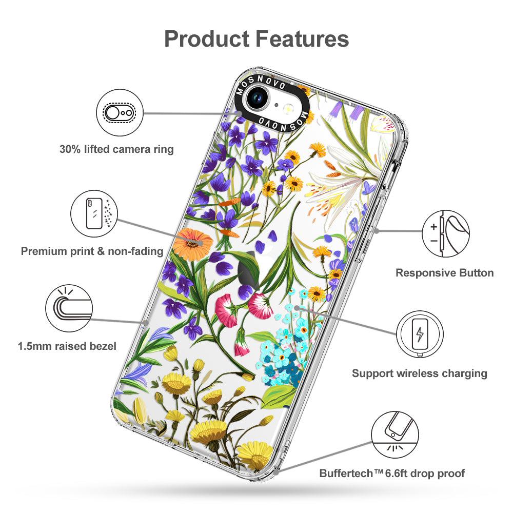 Summer Flower Holidays Phone Case - iPhone SE 2022 Case - MOSNOVO