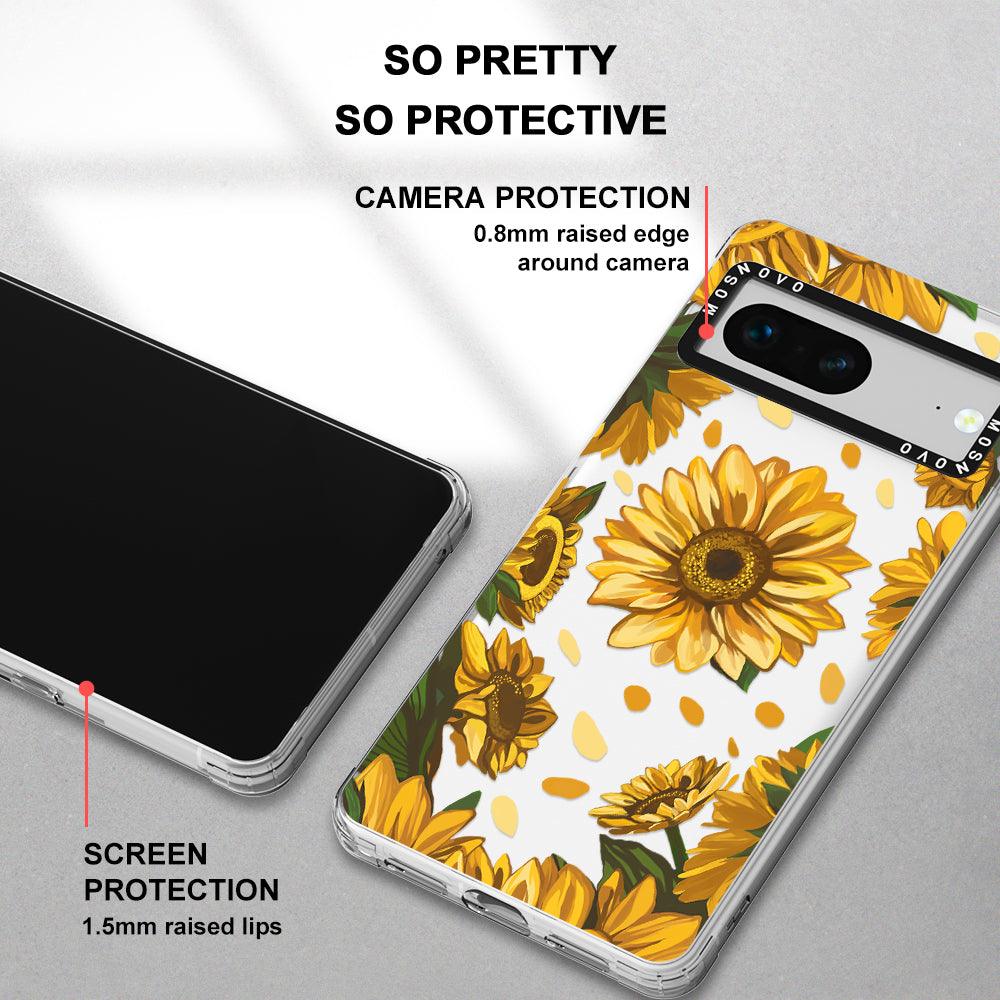 Sunflower Garden Phone Case - Google Pixel 7 Case - MOSNOVO