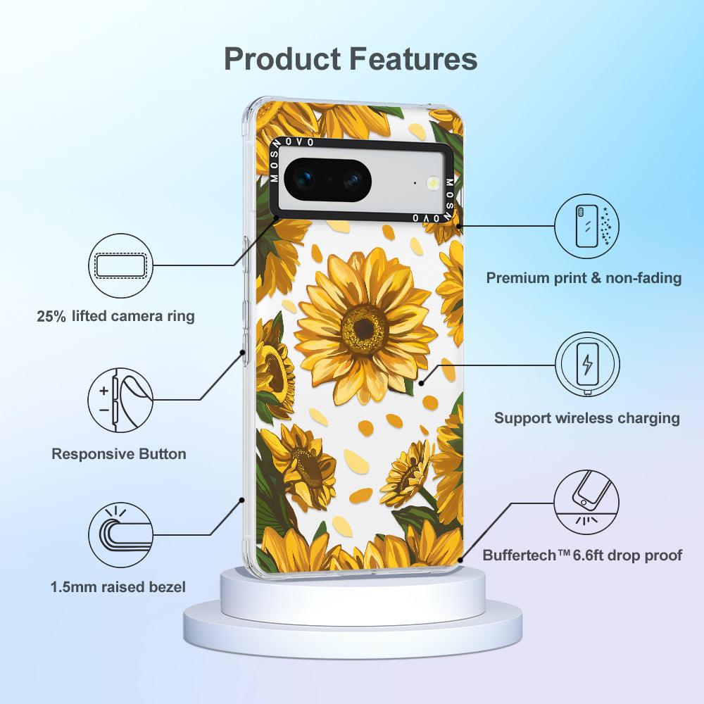 Sunflower Garden Phone Case - Google Pixel 7 Case - MOSNOVO