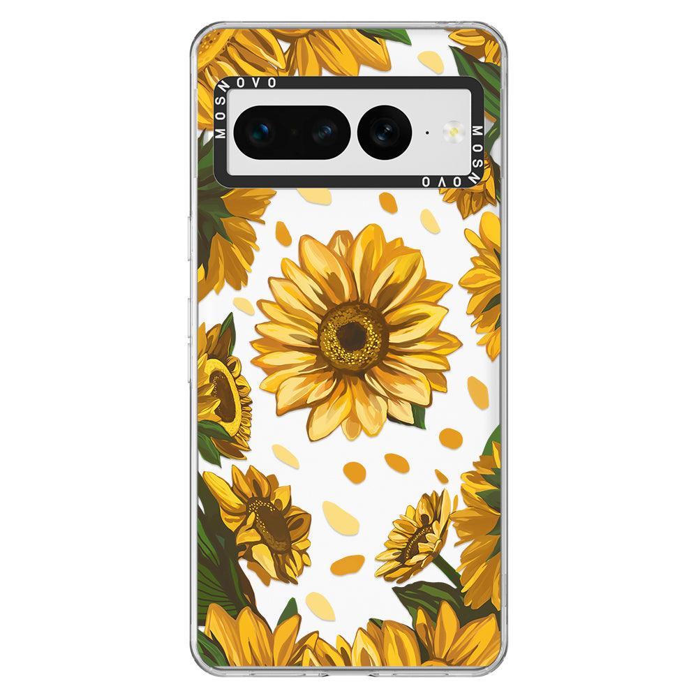 Sunflower Garden Phone Case - Google Pixel 7 Pro Case - MOSNOVO