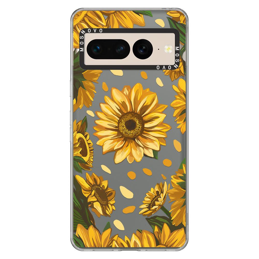 Sunflower Garden Phone Case - Google Pixel 7 Pro Case - MOSNOVO