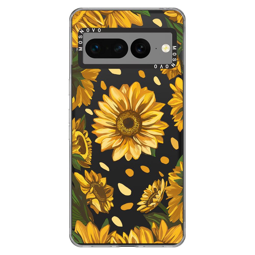 Sunflower Garden Phone Case - Google Pixel 7 Pro Case - MOSNOVO