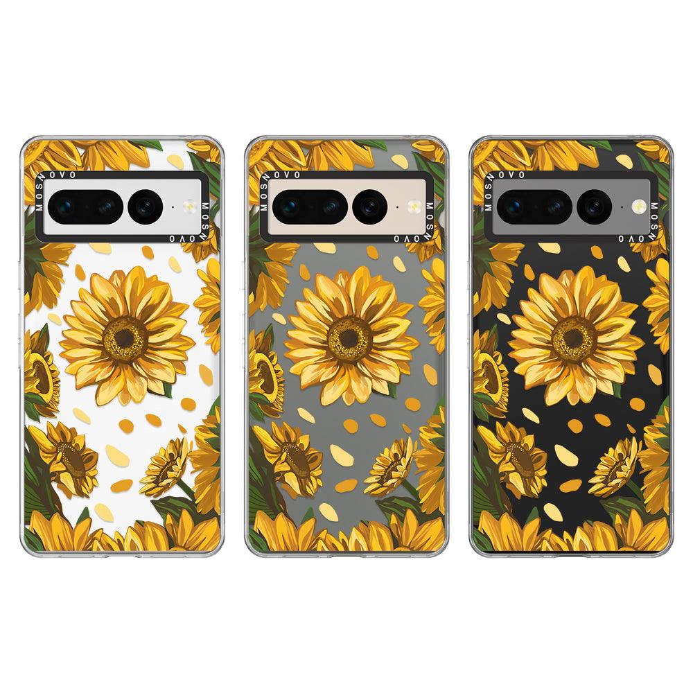 Sunflower Garden Phone Case - Google Pixel 7 Pro Case - MOSNOVO