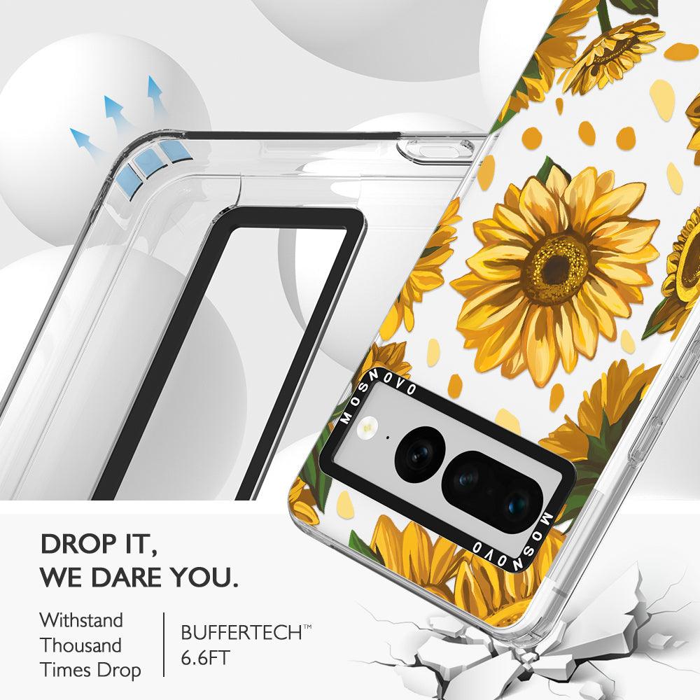 Sunflower Garden Phone Case - Google Pixel 7 Pro Case - MOSNOVO