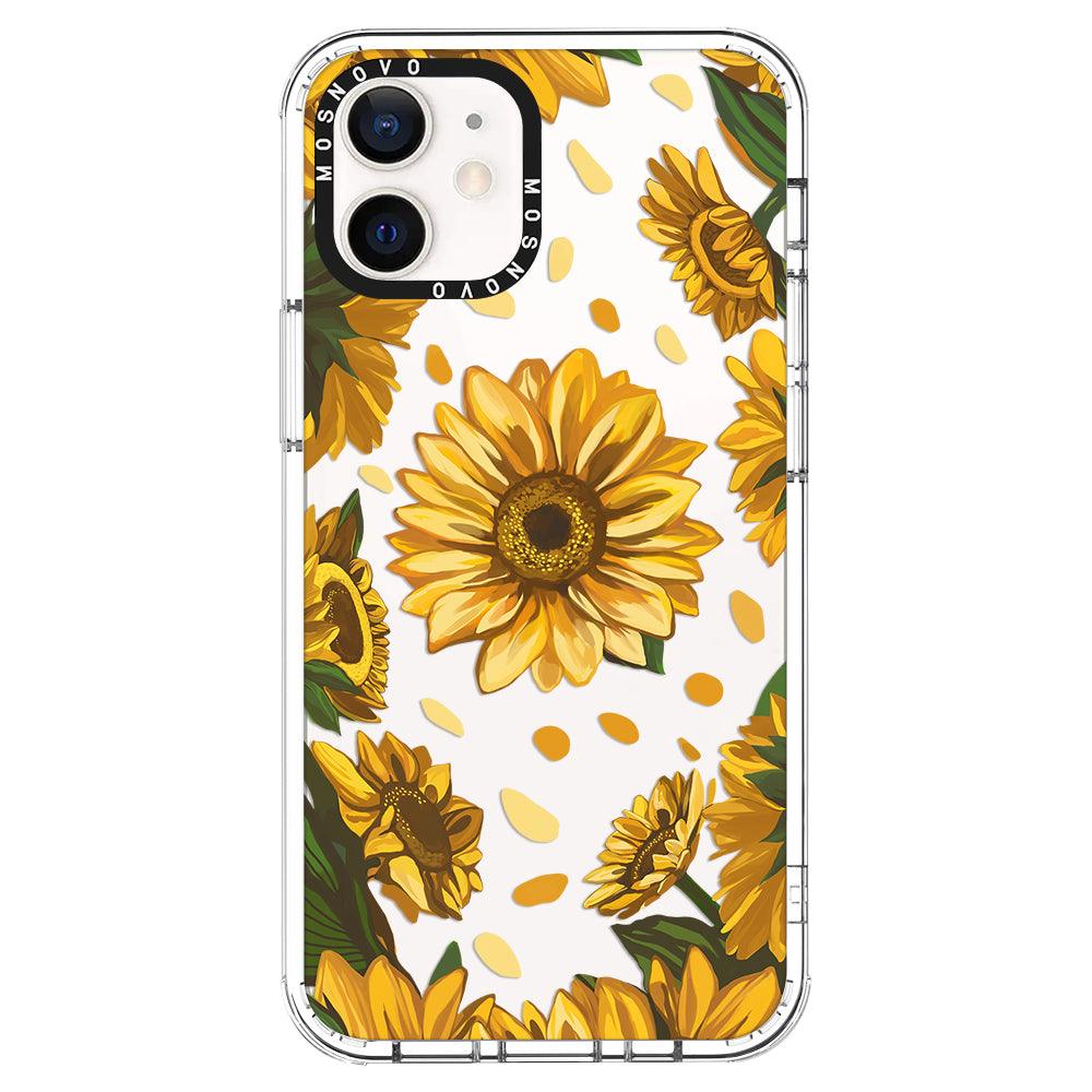 Sunflower Garden Phone Case - iPhone 12 Case - MOSNOVO