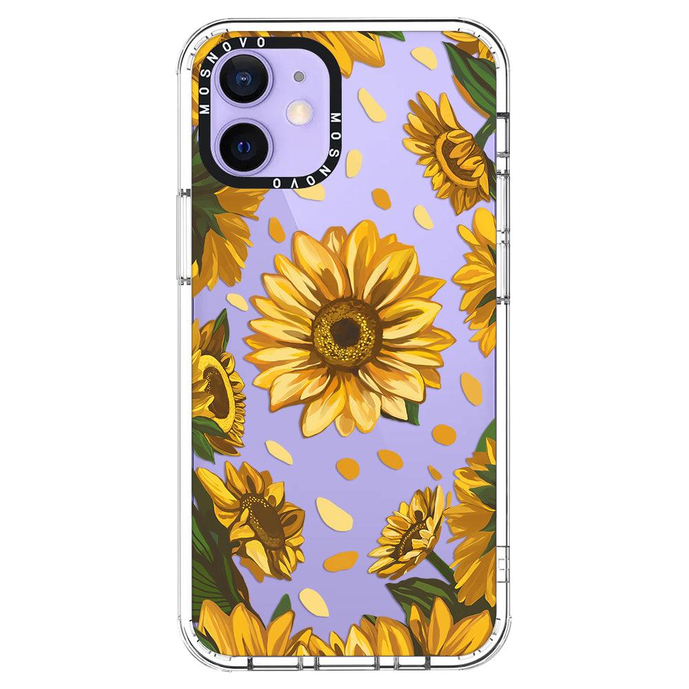 Sunflower Garden Phone Case - iPhone 12 Case - MOSNOVO