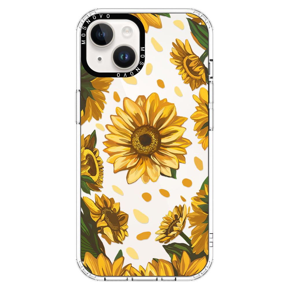 Sunflower Garden Phone Case - iPhone 14 Case - MOSNOVO