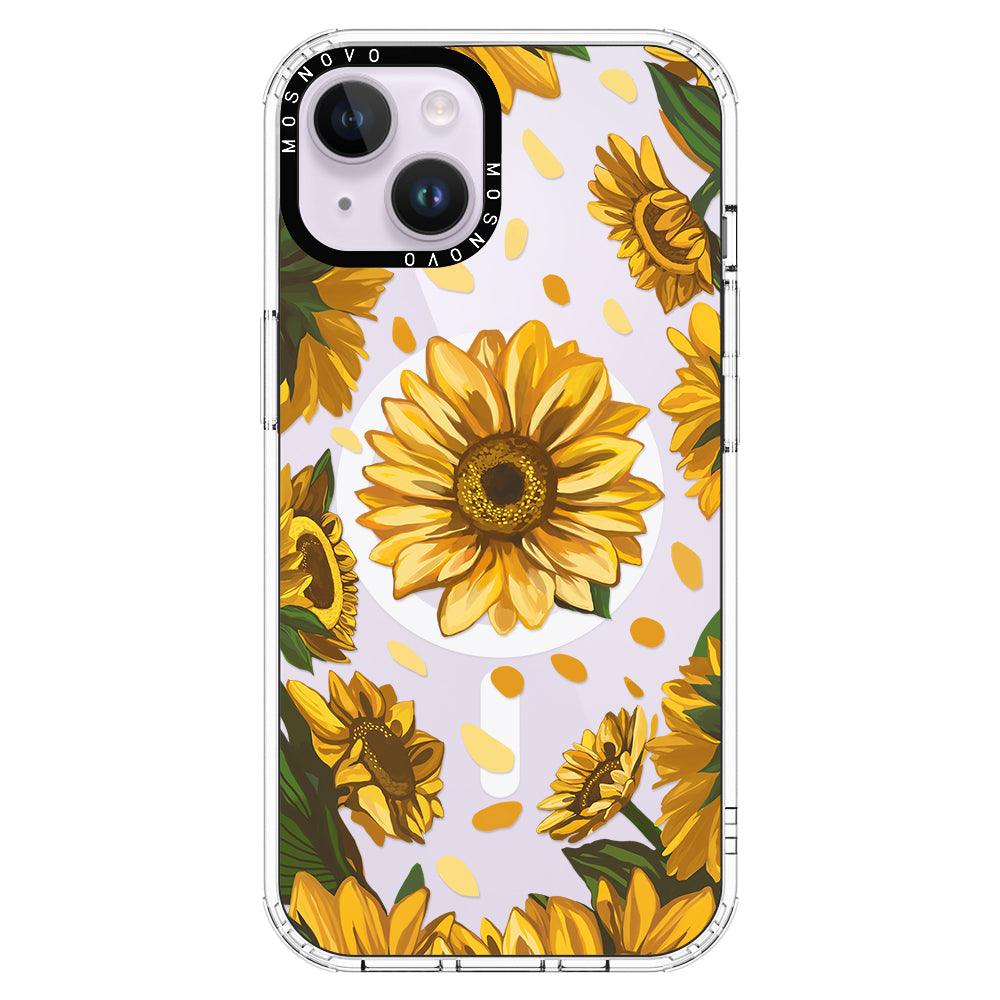 Sunflower Garden Phone Case - iPhone 14 Case - MOSNOVO