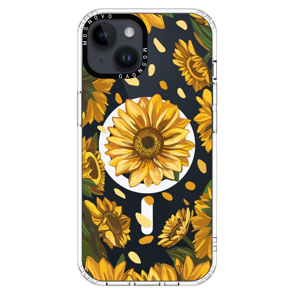 Sunflower Garden Phone Case - iPhone 14 Case - MOSNOVO