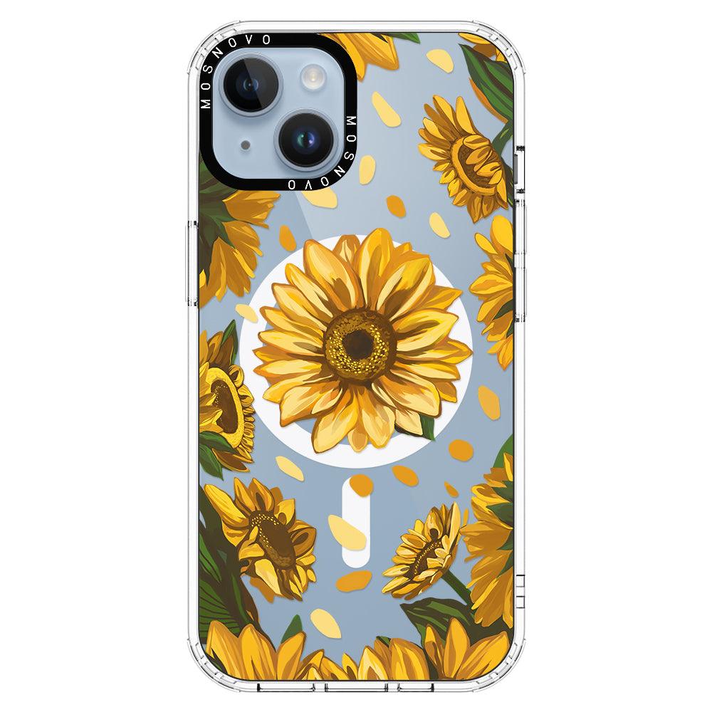 Sunflower Garden Phone Case - iPhone 14 Case - MOSNOVO