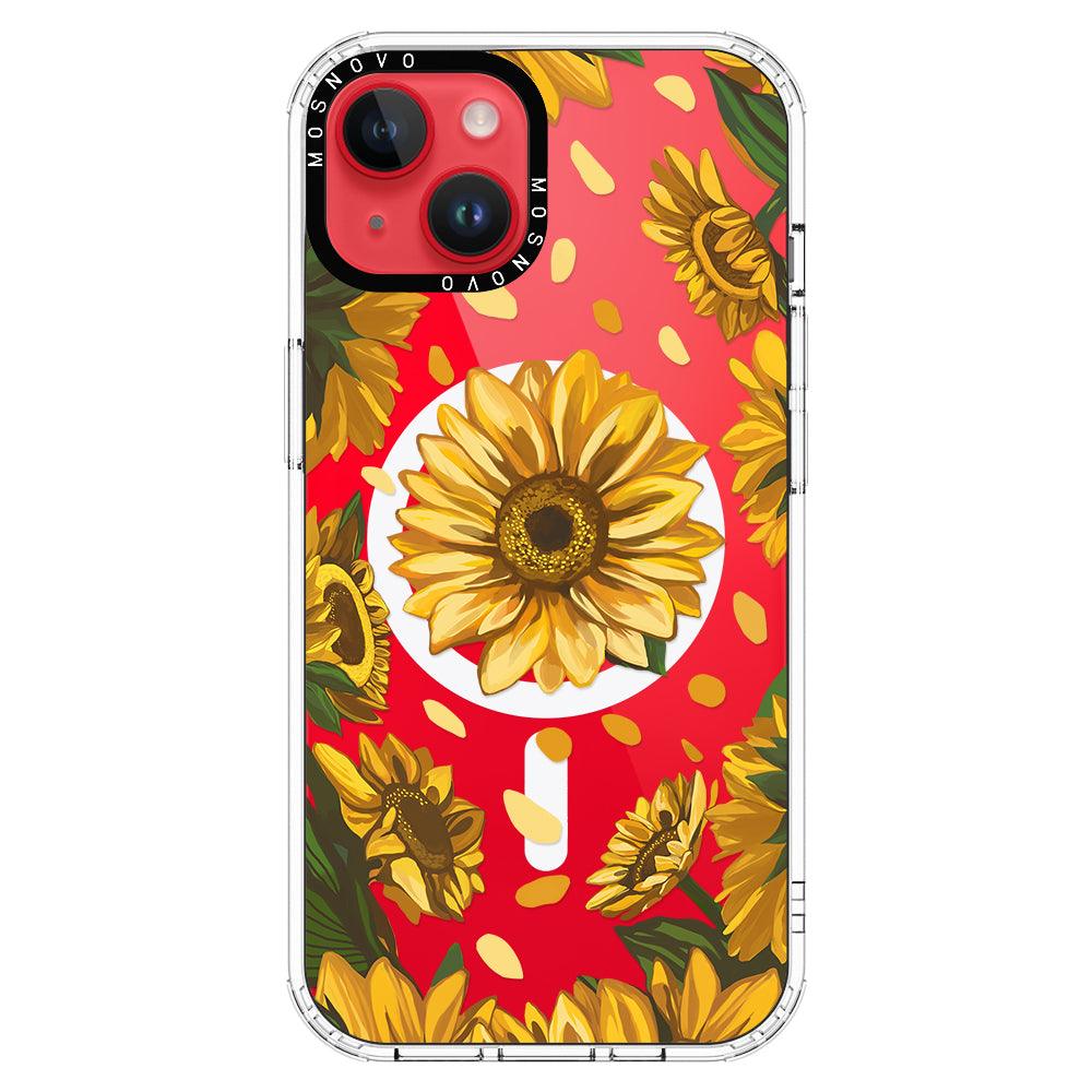 Sunflower Garden Phone Case - iPhone 14 Case - MOSNOVO