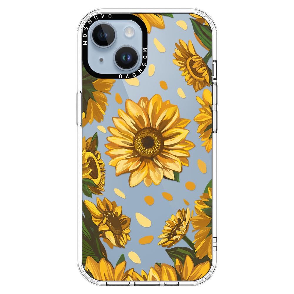 Sunflower Garden Phone Case - iPhone 14 Case - MOSNOVO