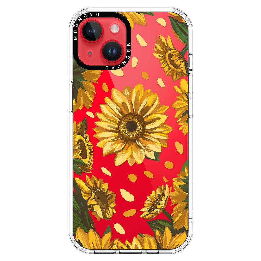 Sunflower Garden Phone Case - iPhone 14 Case - MOSNOVO