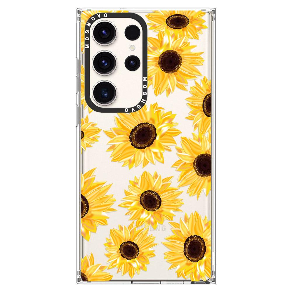 Sunflowers Phone Case - Samsung Galaxy S23 Ultra Case - MOSNOVO