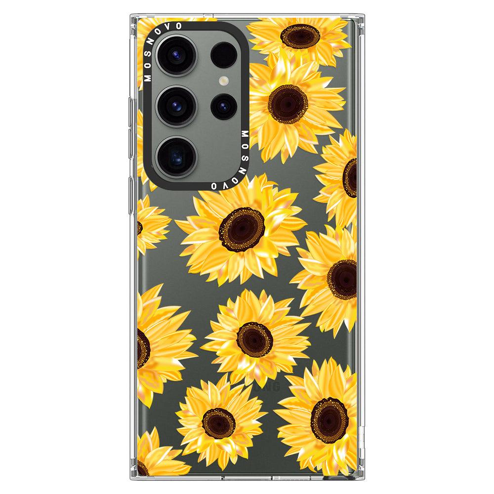 Sunflowers Phone Case - Samsung Galaxy S23 Ultra Case - MOSNOVO