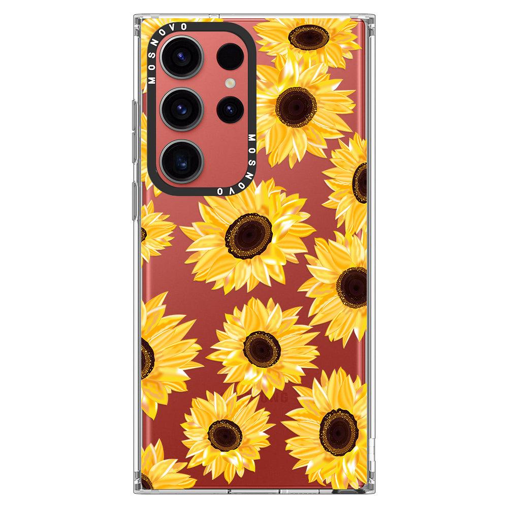 Sunflowers Phone Case - Samsung Galaxy S23 Ultra Case - MOSNOVO