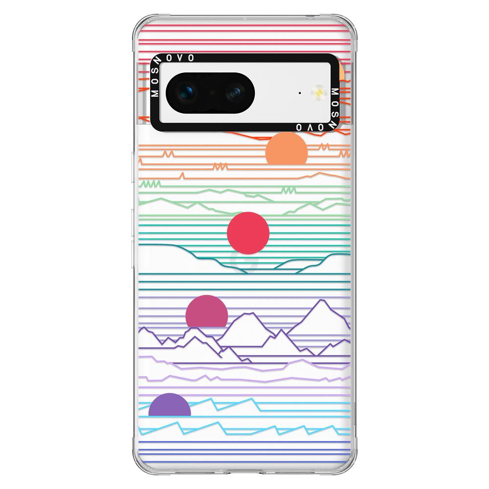 Sunrise and Sunset Phone Case - Google Pixel 7 Case - MOSNOVO