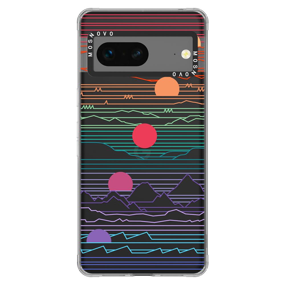 Sunrise and Sunset Phone Case - Google Pixel 7 Case - MOSNOVO