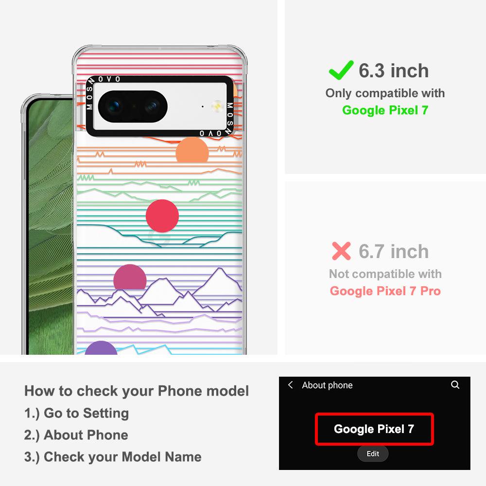 Sunrise and Sunset Phone Case - Google Pixel 7 Case - MOSNOVO
