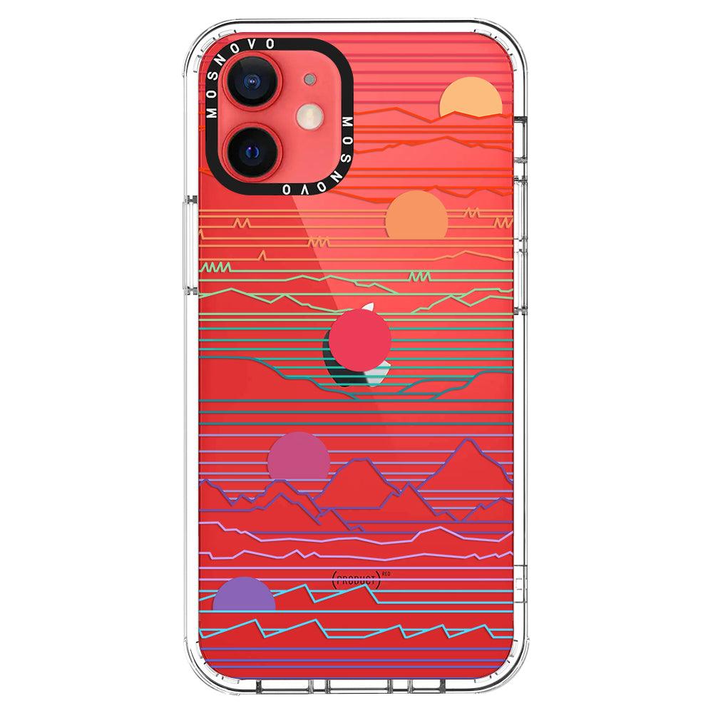 Sunrise and Sunset Phone Case - iPhone 12 Mini Case - MOSNOVO