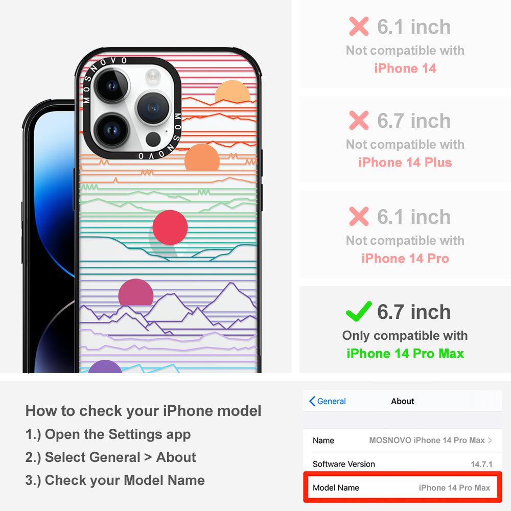 Sunset Phone Case - iPhone 14 Pro Max Case - MOSNOVO