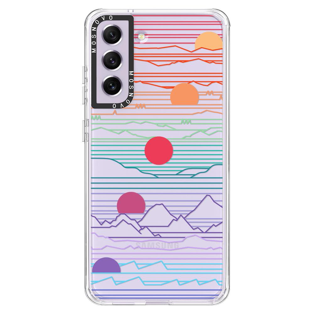 Sunrise and Sunset Phone Case - Samsung Galaxy S21 FE Case - MOSNOVO