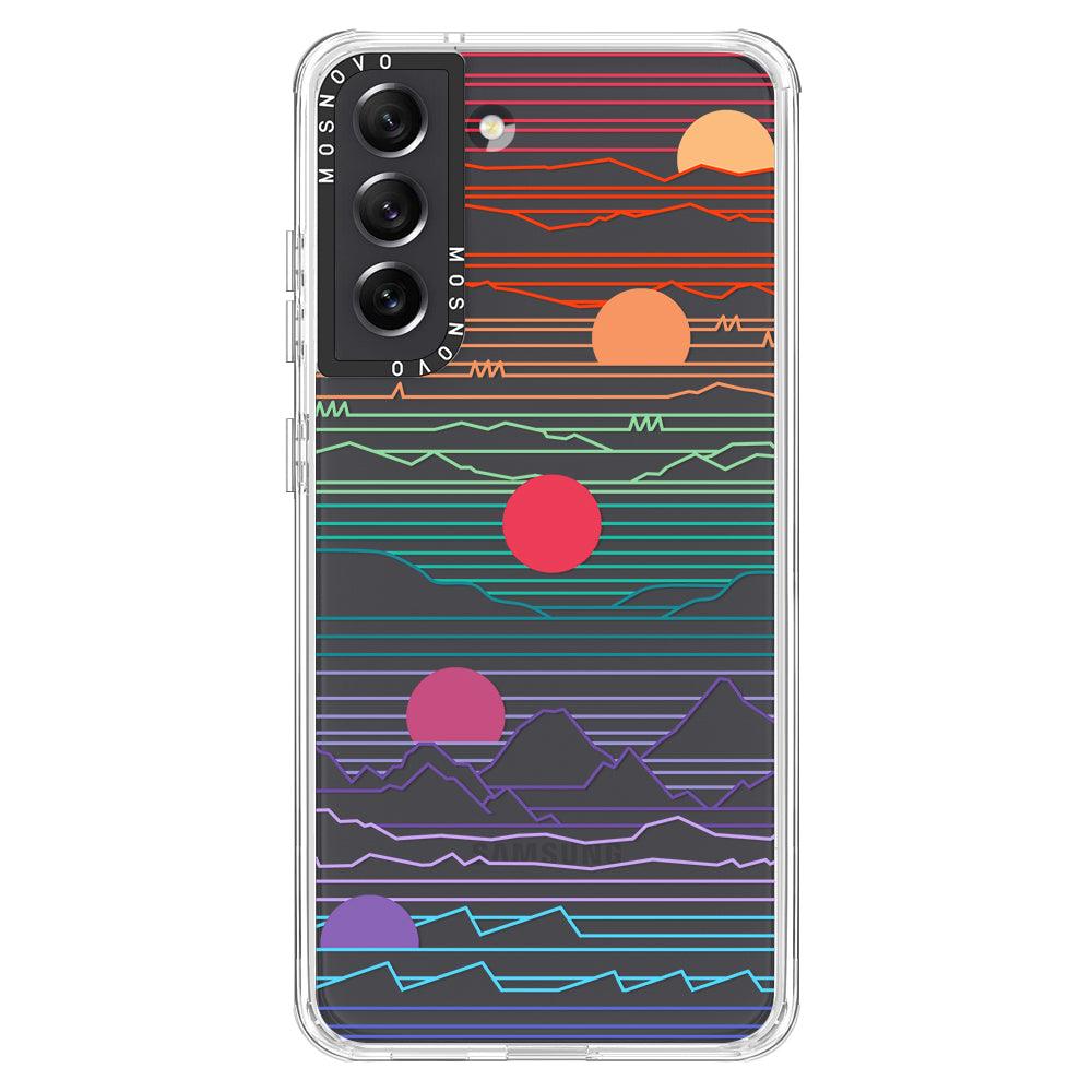 Sunrise and Sunset Phone Case - Samsung Galaxy S21 FE Case - MOSNOVO