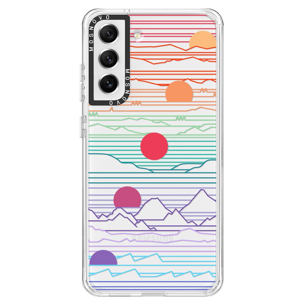 Sunrise and Sunset Phone Case - Samsung Galaxy S21 FE Case - MOSNOVO