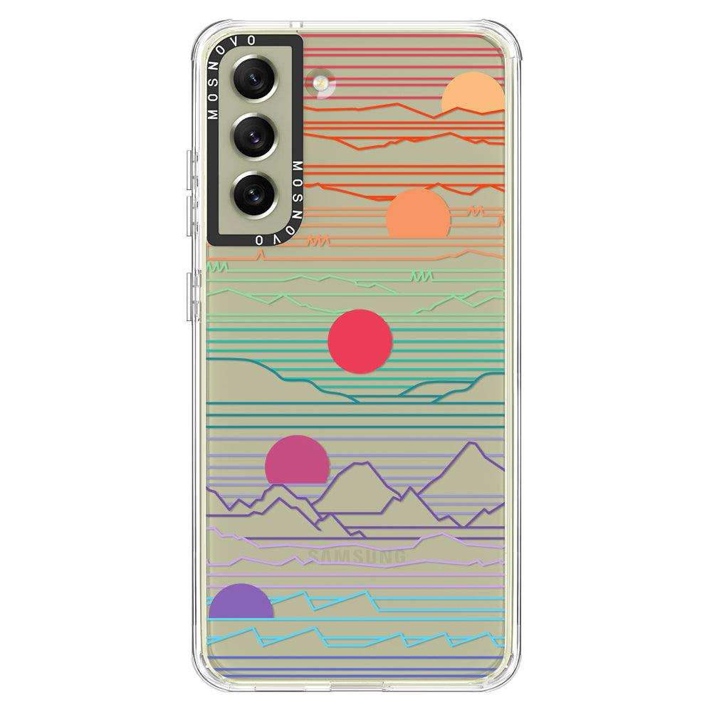 Sunrise and Sunset Phone Case - Samsung Galaxy S21 FE Case - MOSNOVO